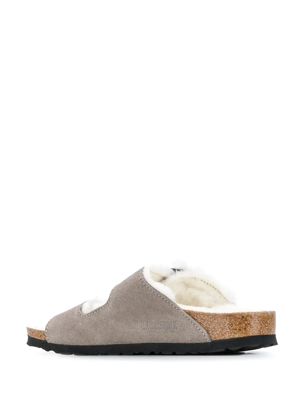 Women Birkenstock Arizona Two-strap Shearling Sandals - Image 3