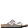 Women Birkenstock Arizona Two-strap Shearling Sandals