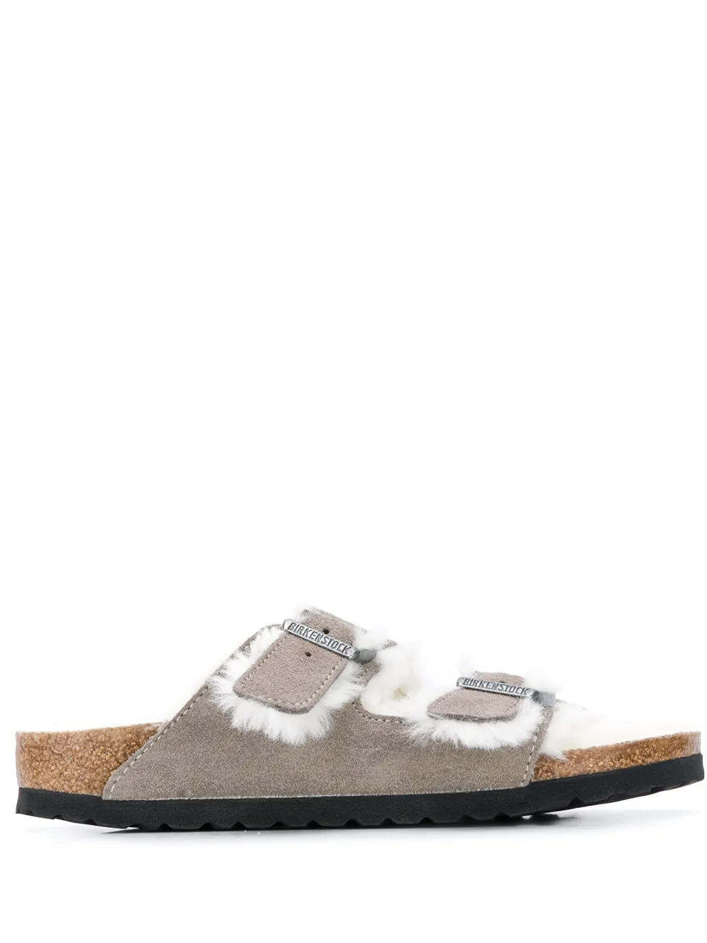 Women Birkenstock Arizona Two-strap Shearling Sandals