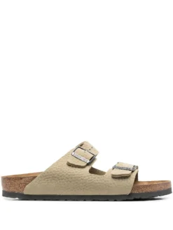 Women Birkenstock Arizona Grained-leather Sandals