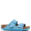 Women Birkenstock Double-strap Suede Sandals