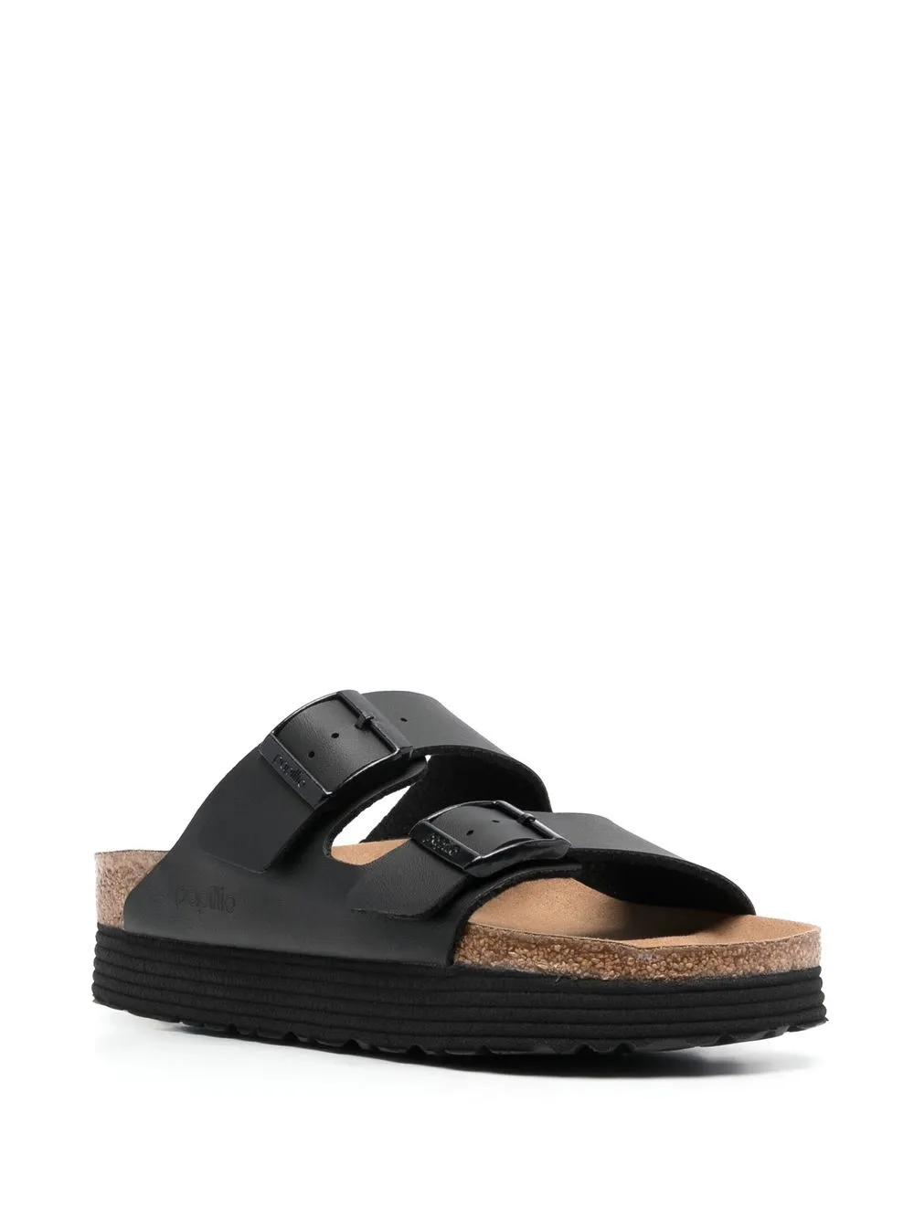 Women Birkenstock Arizona Platform Buckled Sandals - Image 2
