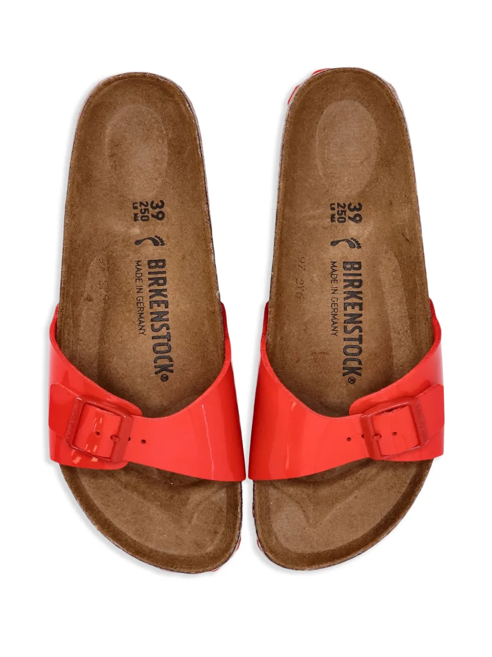 Women Birkenstock Madrid Birko-Flor Patent Sandals - Image 4