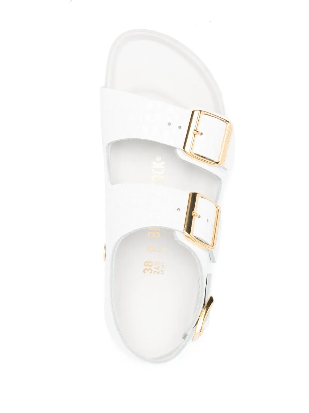 Women Birkenstock Embossed Crocodile-effect Sandals - Image 4