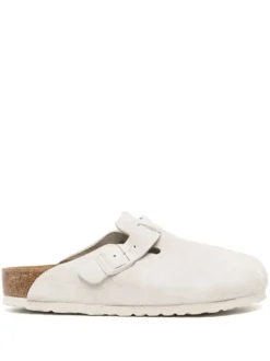 Women Birkenstock Boston Suede Flat Sandals