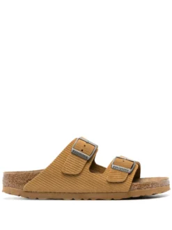 Women Birkenstock Arizona Logo-engraved Leather Sandals