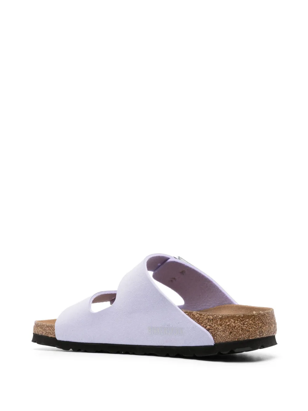Women Birkenstock Arizona Buckled Suede Sandals - Image 3