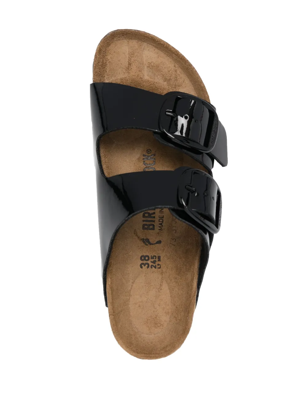Women Birkenstock Arizona Big Buckle Patent Sandals - Image 4
