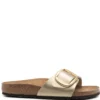 Women Birkenstock Madrid Big Buckle Leather Sandals
