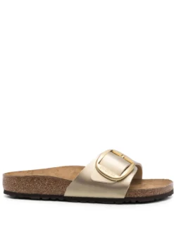 Women Birkenstock Madrid Big Buckle Leather Sandals