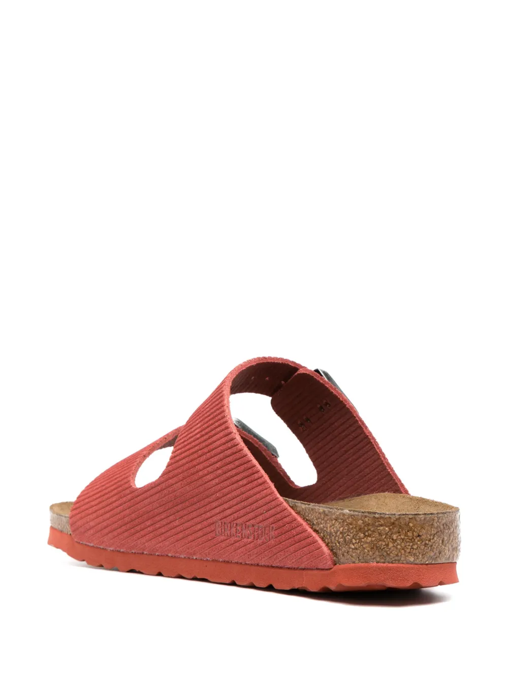 Women Birkenstock Arizona Suede Flat Sandals - Image 3