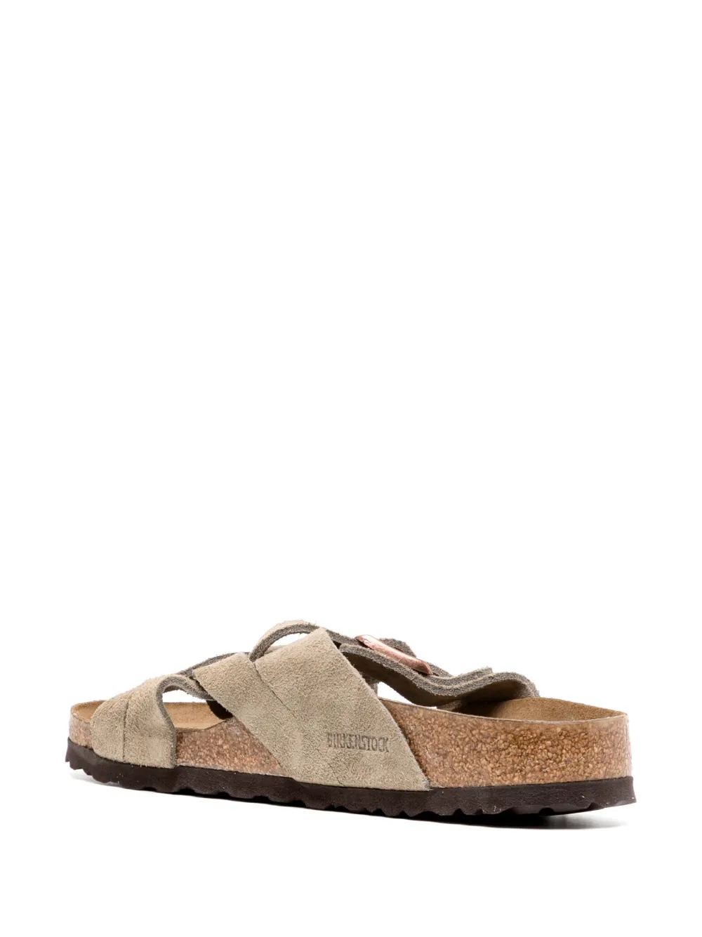 Women Birkenstock Lugano Suede Open-toe Sandals - Image 3