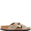 Women Birkenstock Lugano Suede Open-toe Sandals