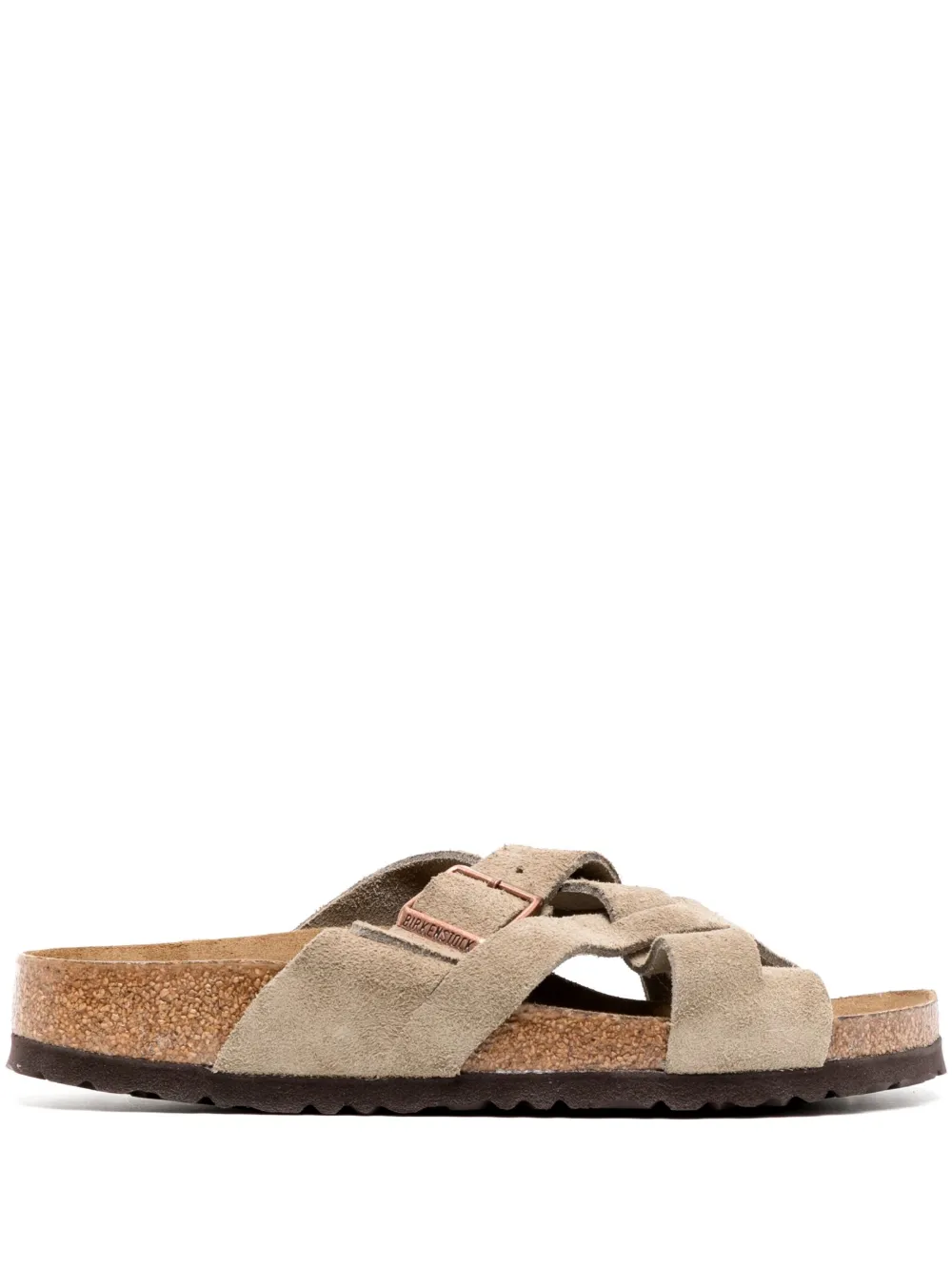 Women Birkenstock Lugano Suede Open-toe Sandals