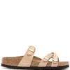 Women Birkenstock Franca Stud-detailed Leather Sandals