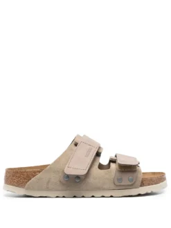 Women Birkenstock Kyoto Touch-strap Leather Sandals